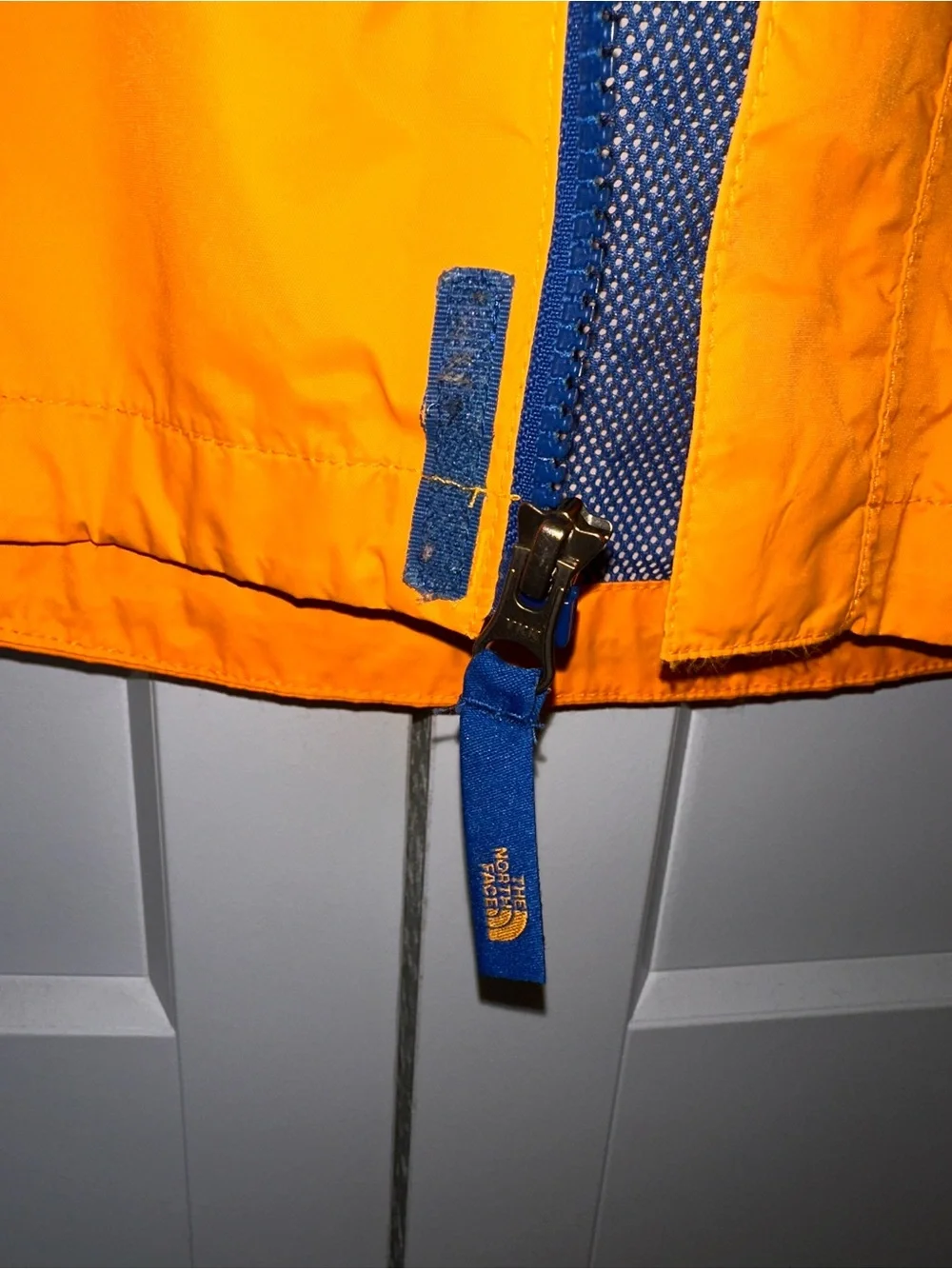 The North Face Kids Orange Hooded Rain Jacket